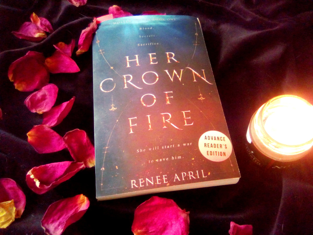 Book Review Her Crown of Fire by Renee April YA fantasy romance books